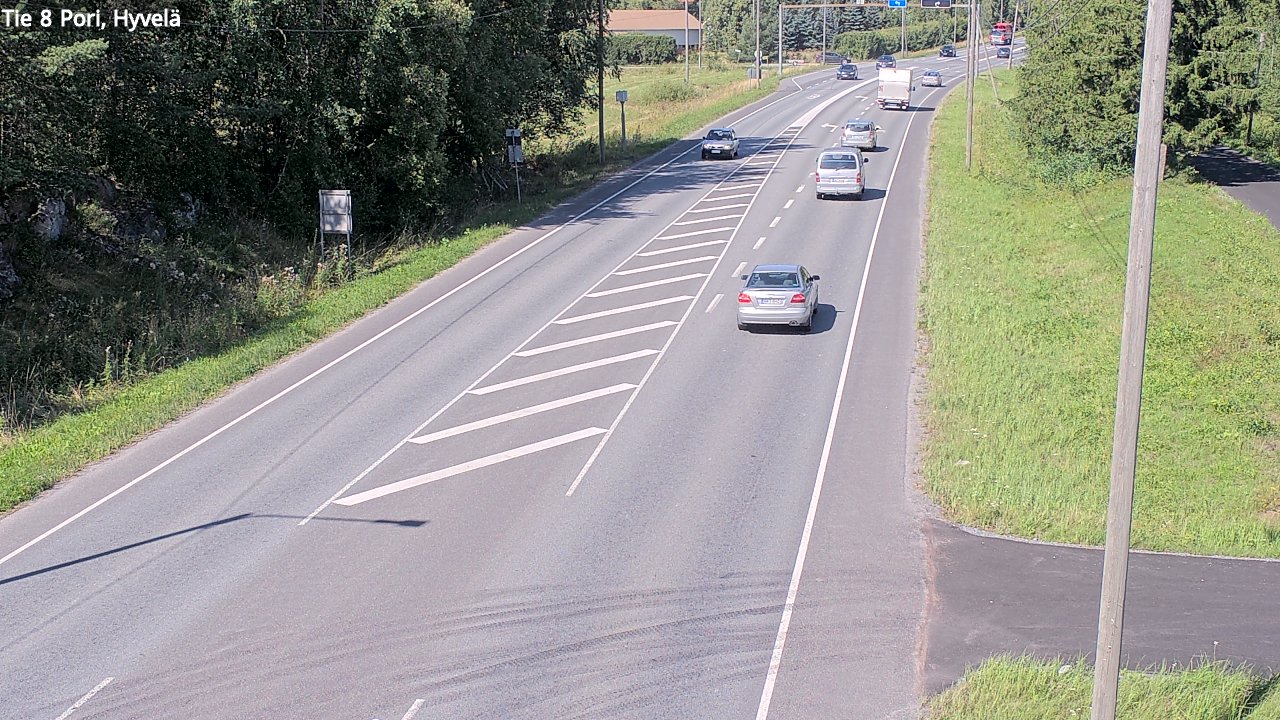 Kelikamerat Kuva Tie 8 Pori, Hyvelä, Pori, Satakunta