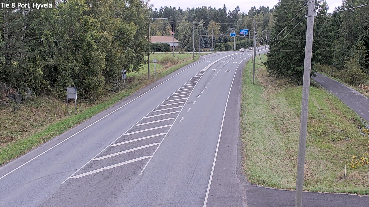 Kelikamerat Kuva Tie 8 Pori, Hyvelä, Pori, Satakunta