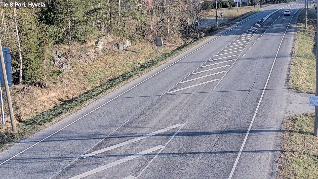 Weather Camera Image Väg 8 Björneborg, Hjulböle, Pori, Satakunta