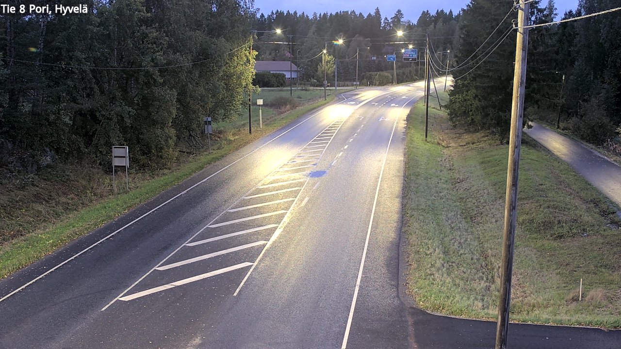 Kelikamerat Kuva Tie 8 Pori, Hyvelä, Pori, Satakunta