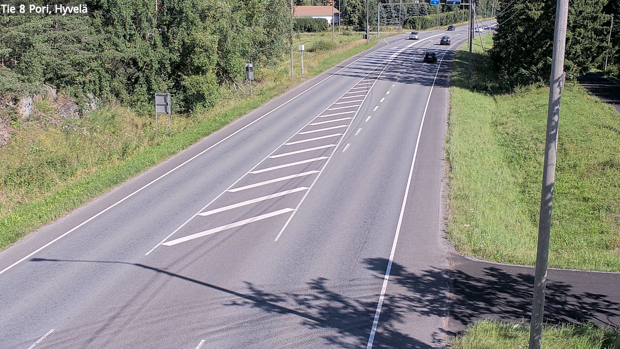 Kelikamerat Kuva Tie 8 Pori, Hyvelä, Pori, Satakunta