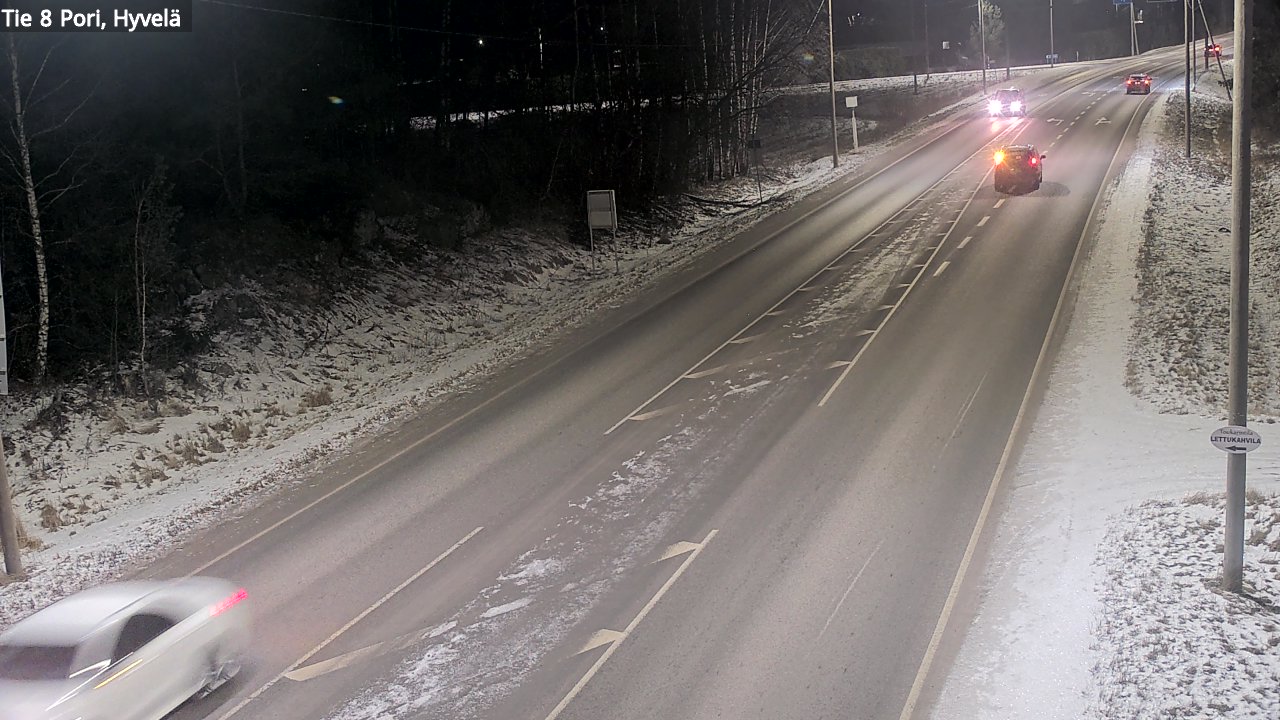 Kelikamerat Kuva Tie 8 Pori, Hyvelä, Pori, Satakunta