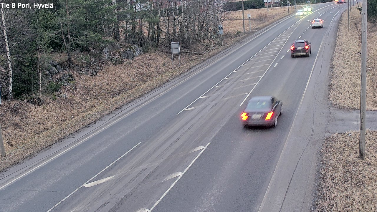 Kelikamerat Kuva Tie 8 Pori, Hyvelä, Pori, Satakunta