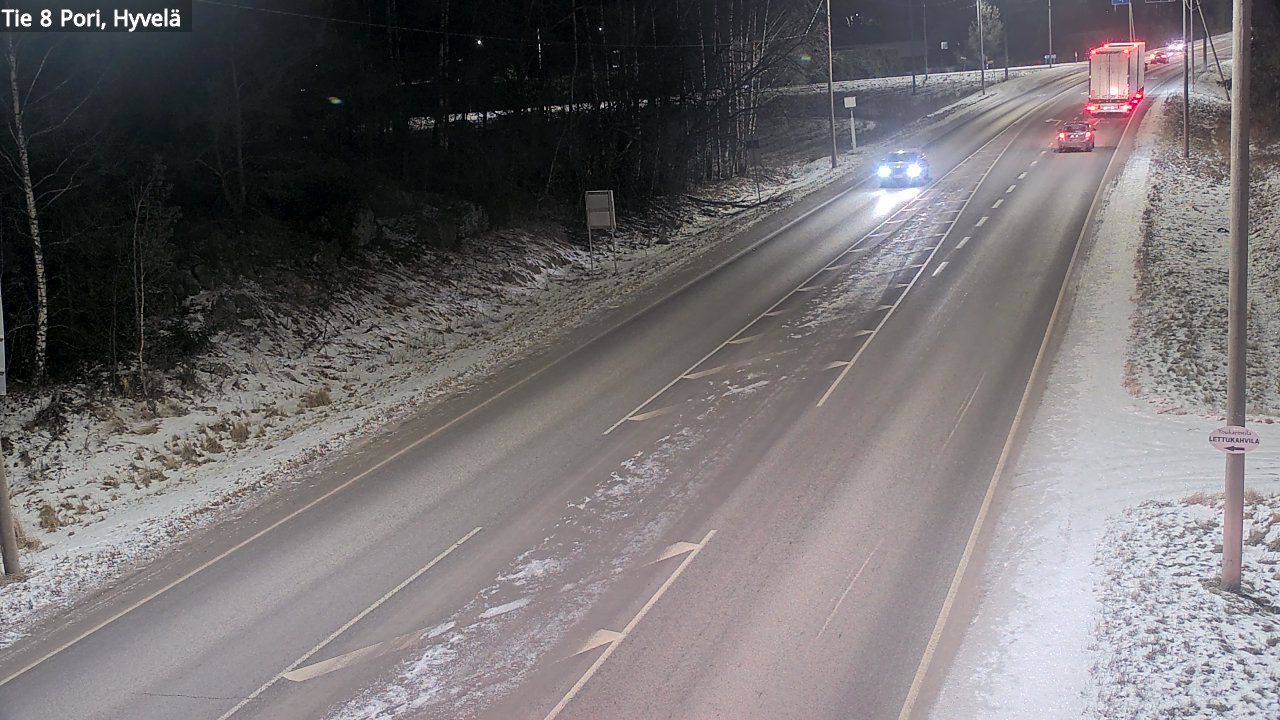 Kelikamerat Kuva Tie 8 Pori, Hyvelä, Pori, Satakunta