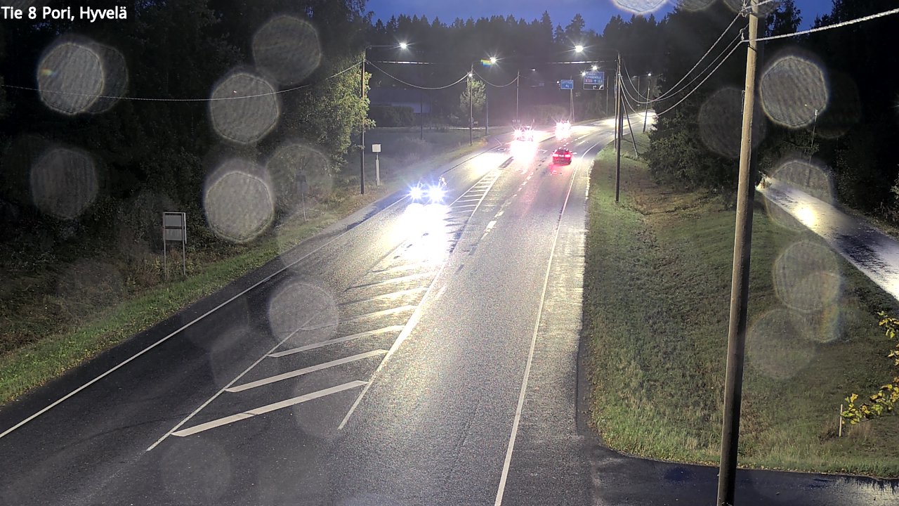 Kelikamerat Kuva Tie 8 Pori, Hyvelä, Pori, Satakunta