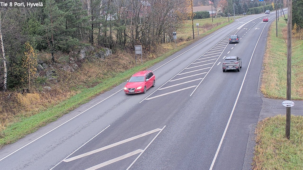 Kelikamerat Kuva Tie 8 Pori, Hyvelä, Pori, Satakunta