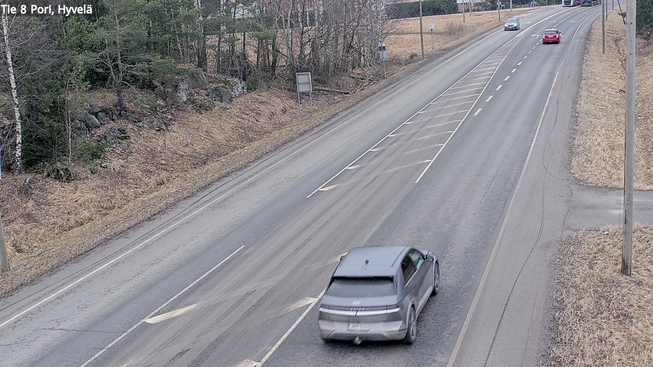 Weather Camera Image Road 8 Pori, Hyvelä, Pori, Satakunta