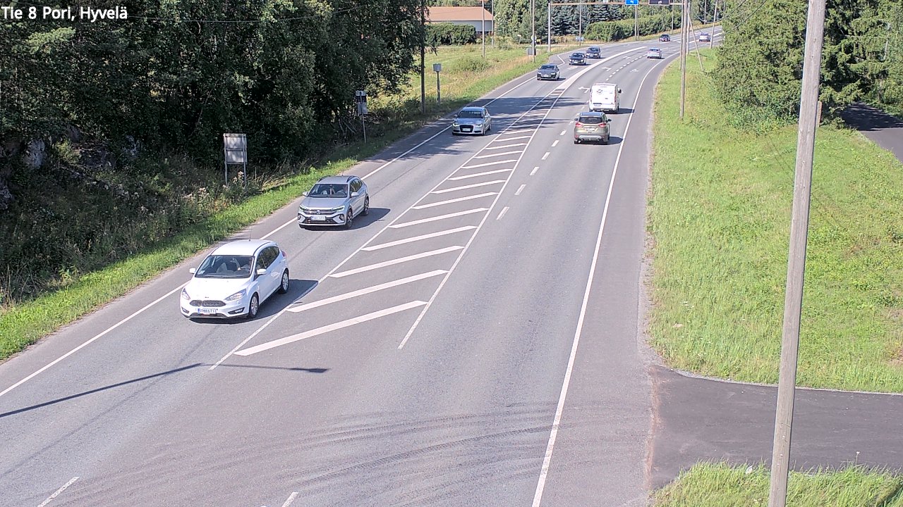 Kelikamerat Kuva Tie 8 Pori, Hyvelä, Pori, Satakunta