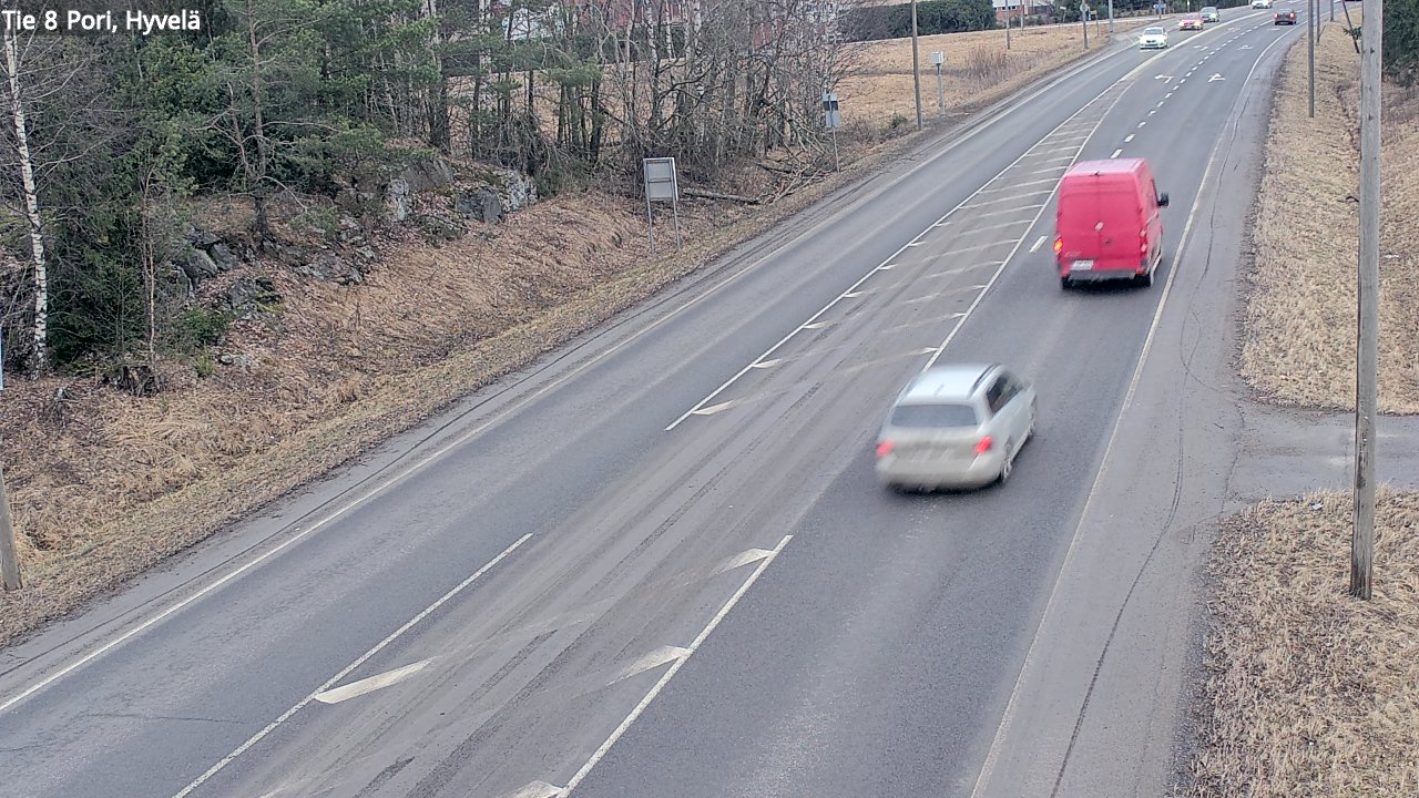 Kelikamerat Kuva Tie 8 Pori, Hyvelä, Pori, Satakunta