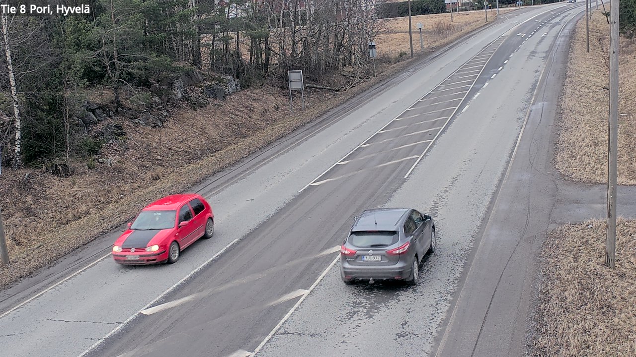 Kelikamerat Kuva Tie 8 Pori, Hyvelä, Pori, Satakunta