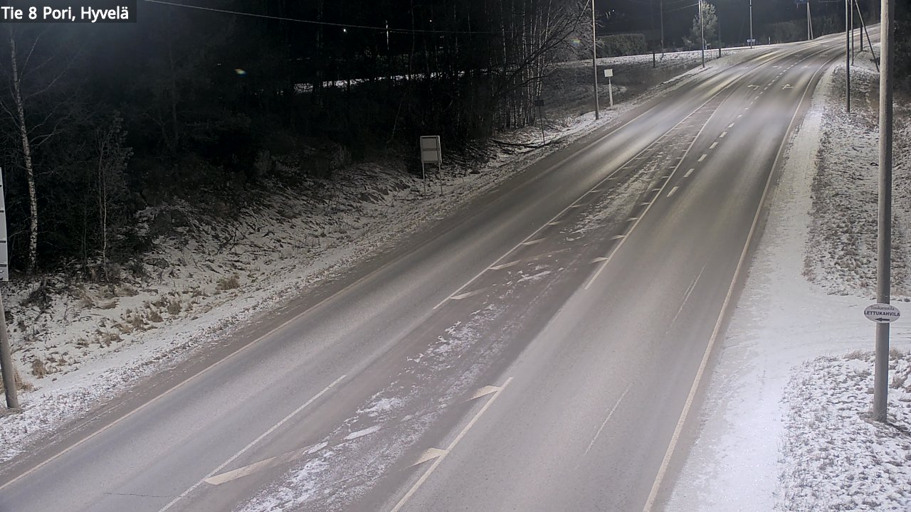 Kelikamerat Kuva Tie 8 Pori, Hyvelä, Pori, Satakunta