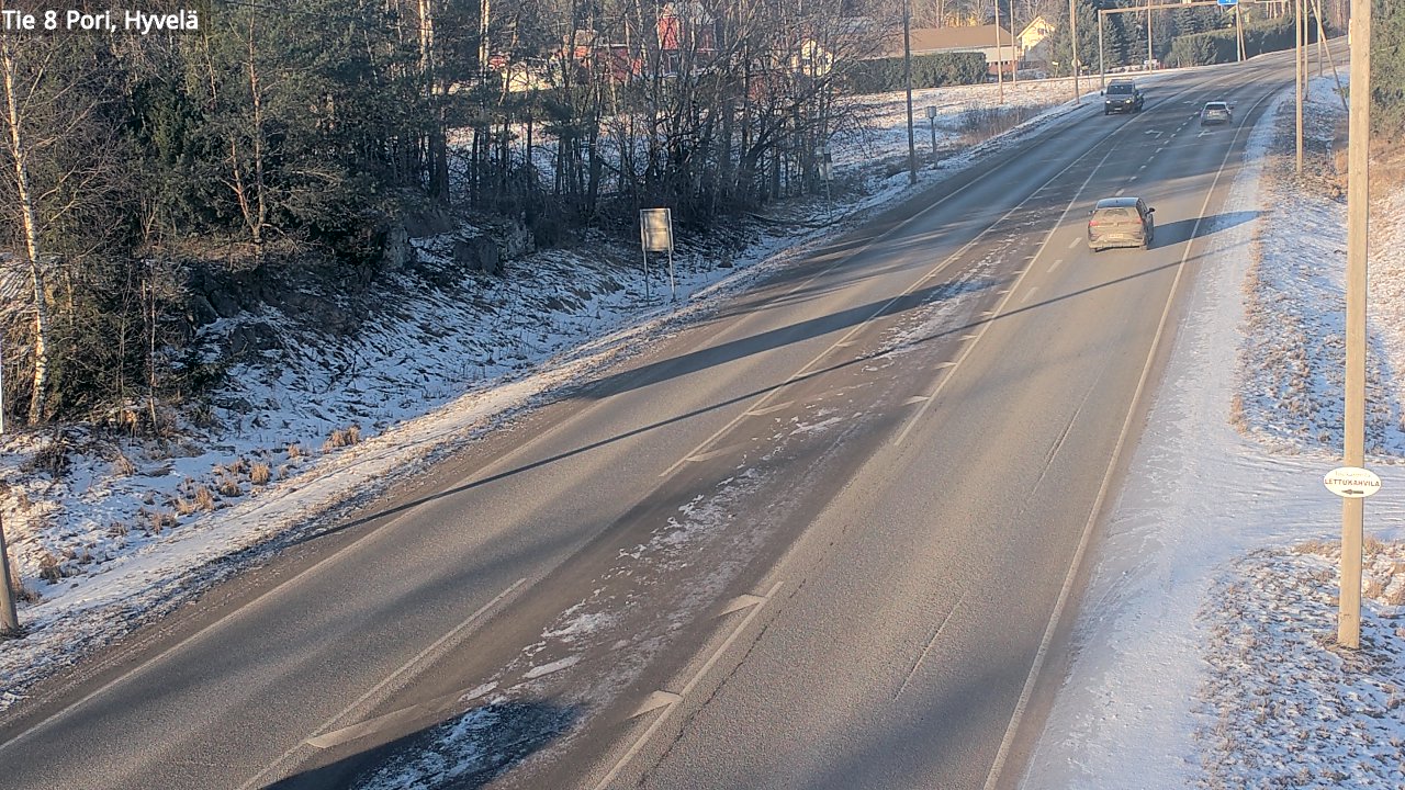 Kelikamerat Kuva Tie 8 Pori, Hyvelä, Pori, Satakunta