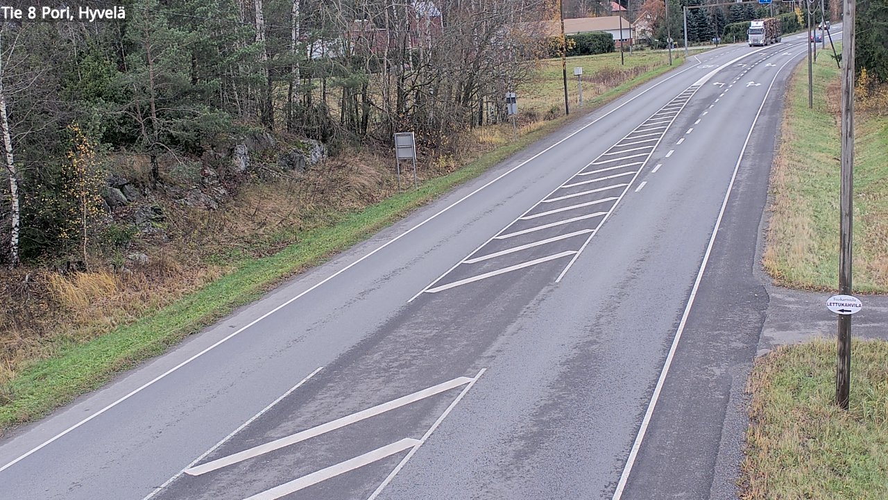 Kelikamerat Kuva Tie 8 Pori, Hyvelä, Pori, Satakunta
