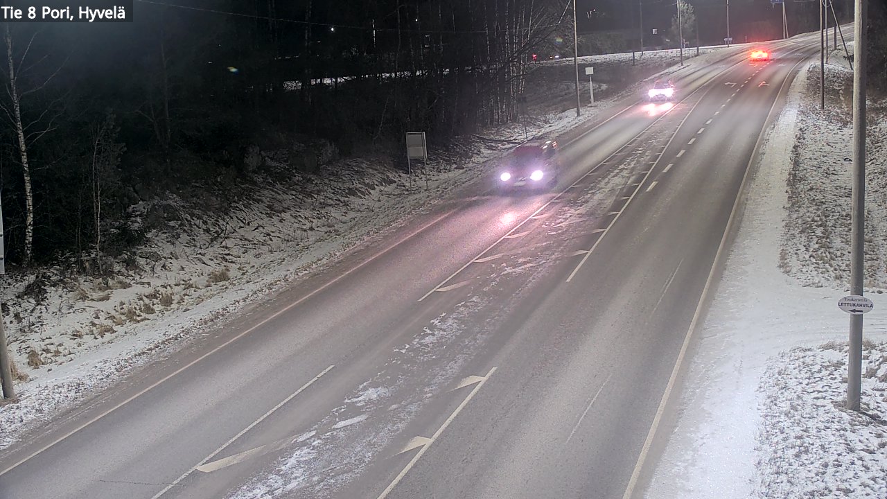 Kelikamerat Kuva Tie 8 Pori, Hyvelä, Pori, Satakunta