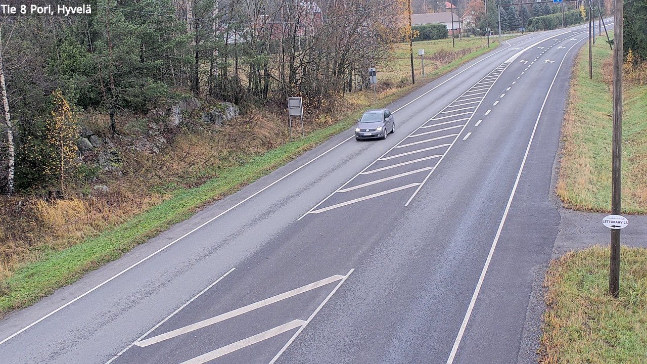 Kelikamerat Kuva Tie 8 Pori, Hyvelä, Pori, Satakunta
