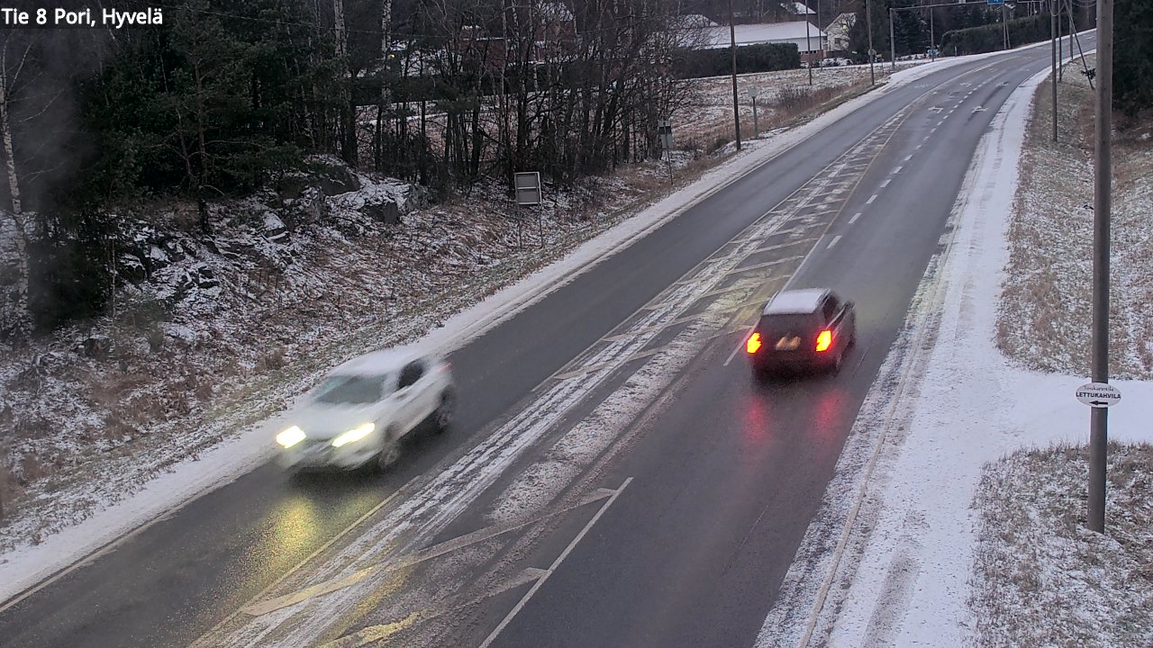 Kelikamerat Kuva Tie 8 Pori, Hyvelä, Pori, Satakunta