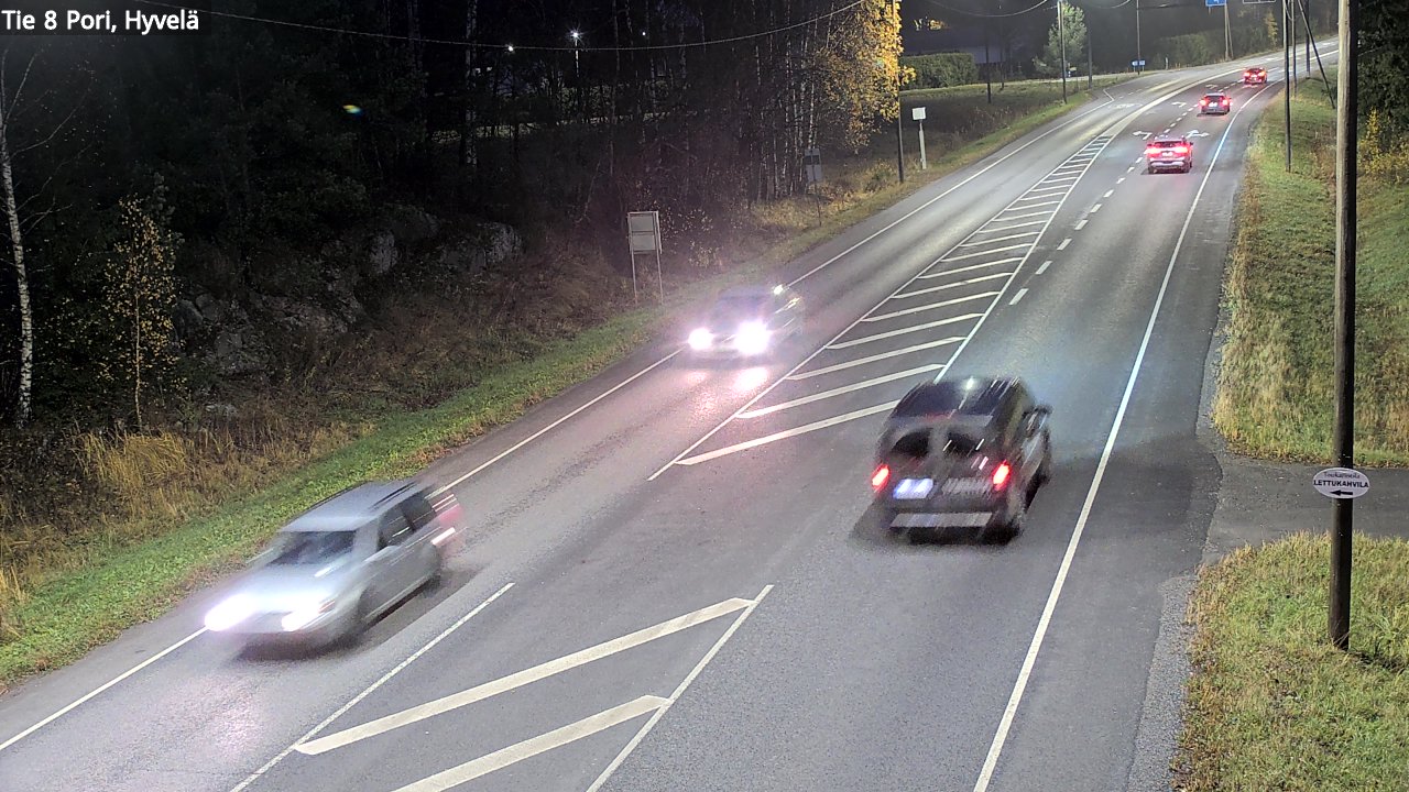 Kelikamerat Kuva Tie 8 Pori, Hyvelä, Pori, Satakunta