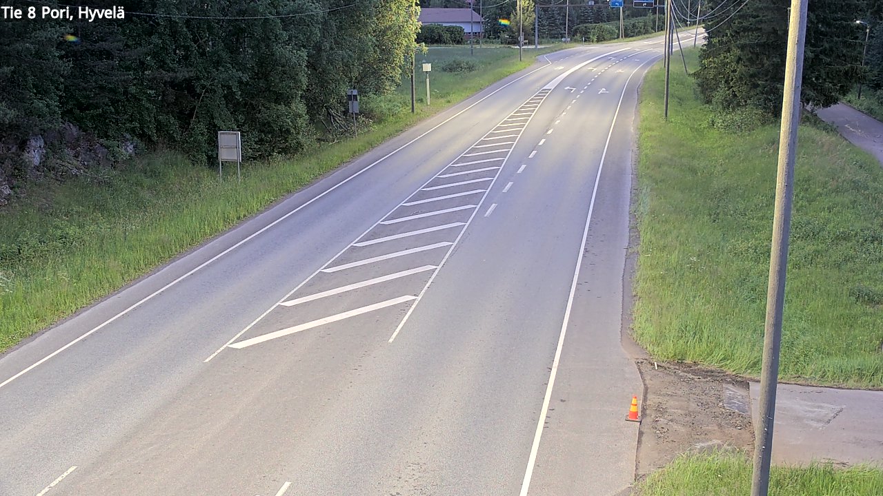 Kelikamerat Kuva Tie 8 Pori, Hyvelä, Pori, Satakunta