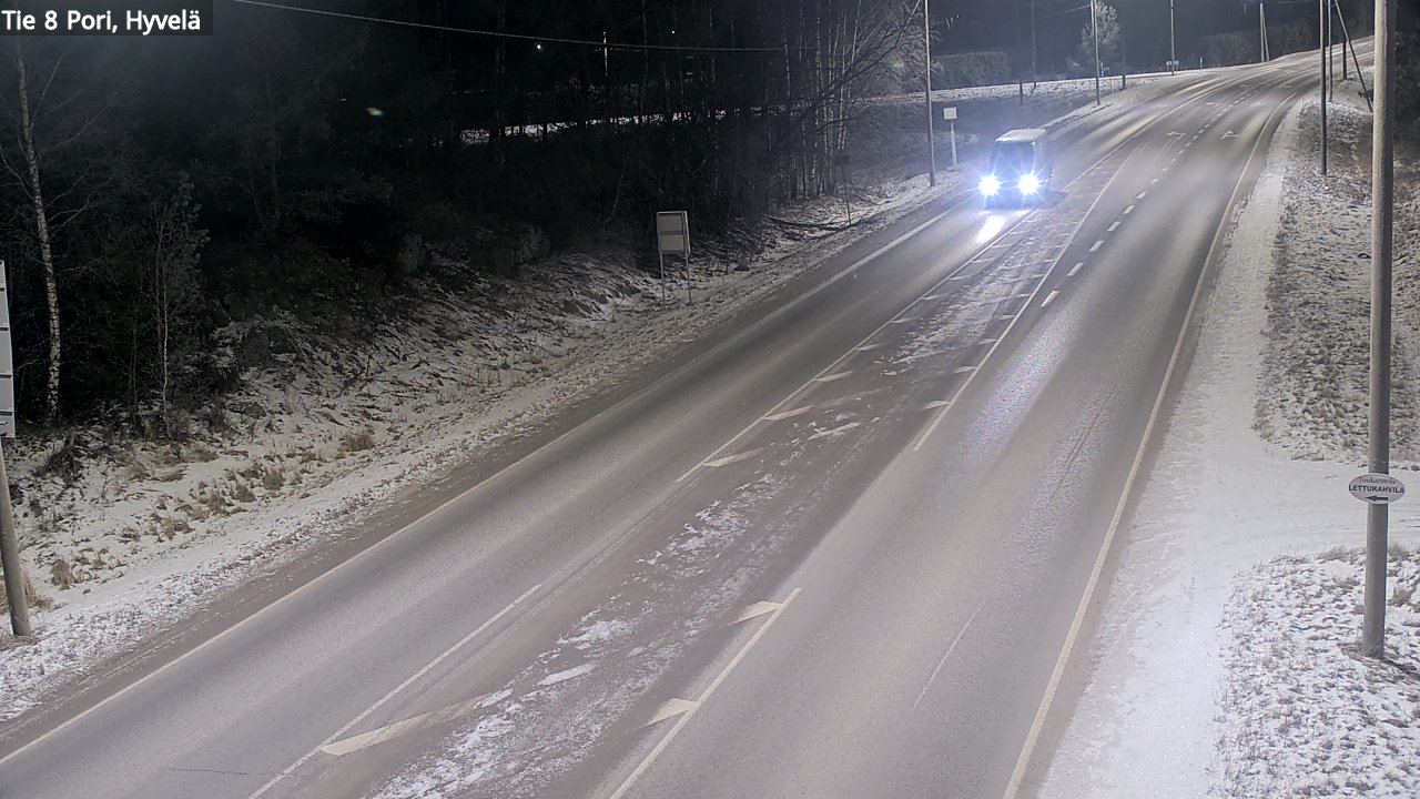 Kelikamerat Kuva Tie 8 Pori, Hyvelä, Pori, Satakunta