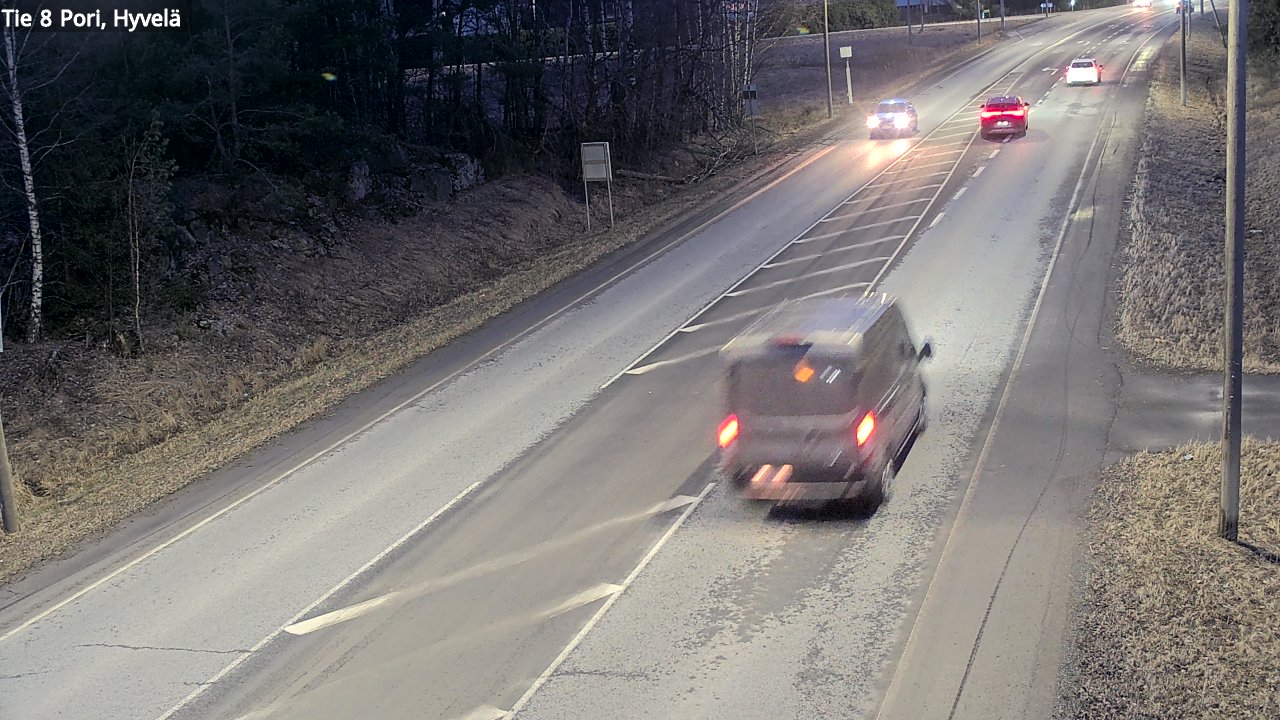 Kelikamerat Kuva Tie 8 Pori, Hyvelä, Pori, Satakunta