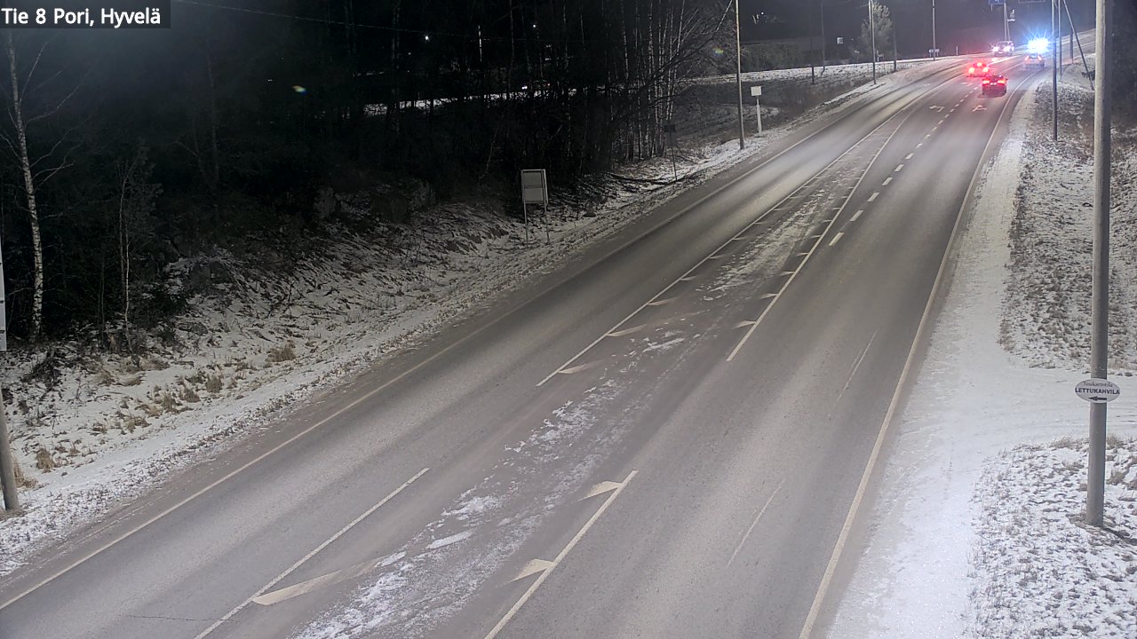 Kelikamerat Kuva Tie 8 Pori, Hyvelä, Pori, Satakunta