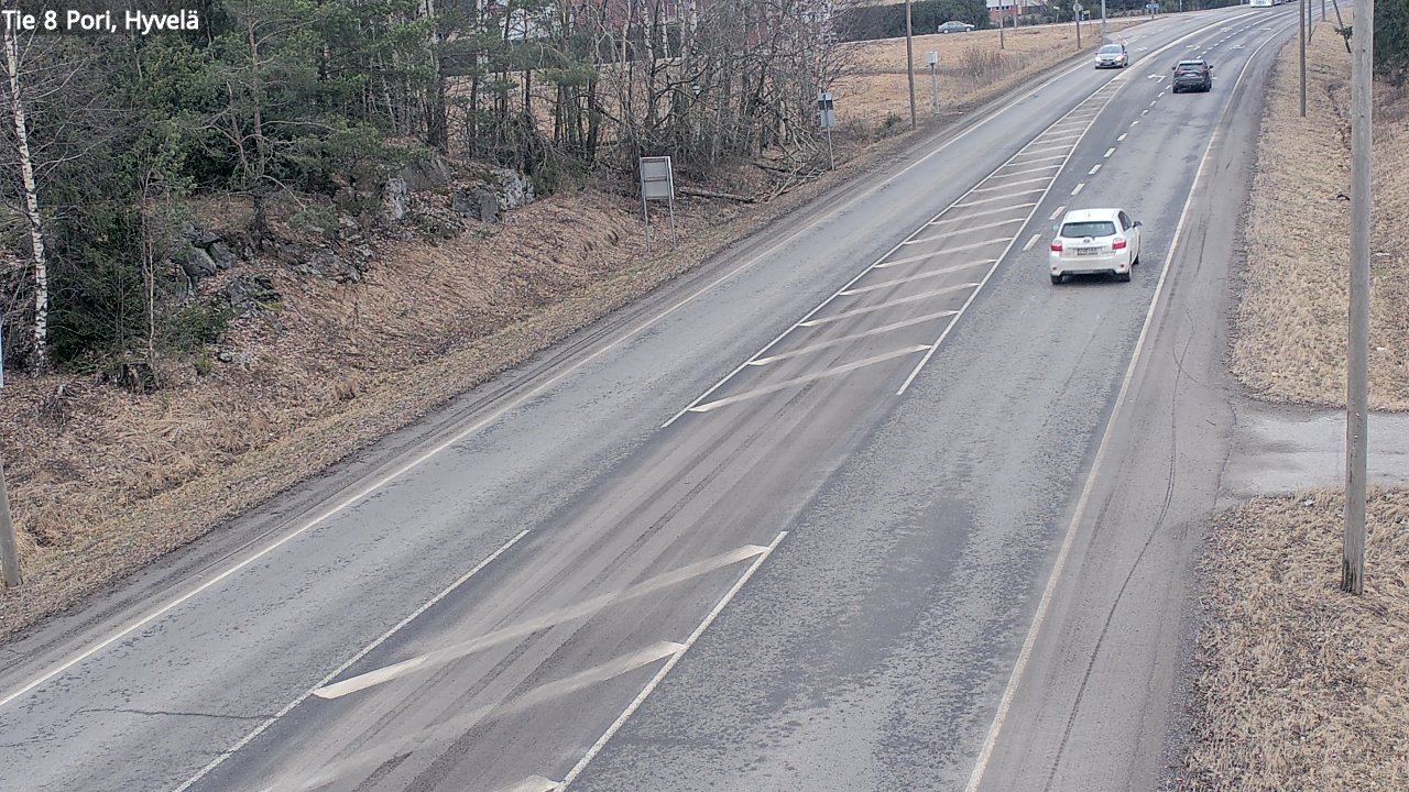 Weather Camera Image Väg 8 Björneborg, Hjulböle, Pori, Satakunta