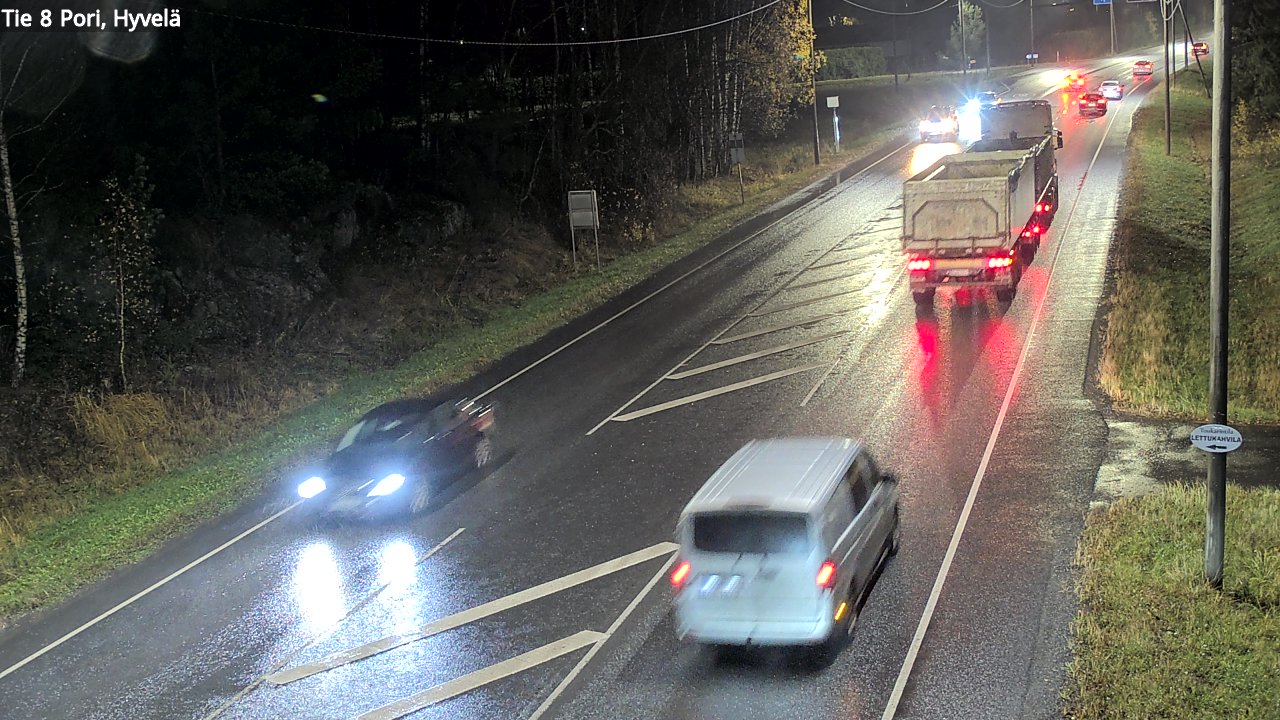 Kelikamerat Kuva Tie 8 Pori, Hyvelä, Pori, Satakunta