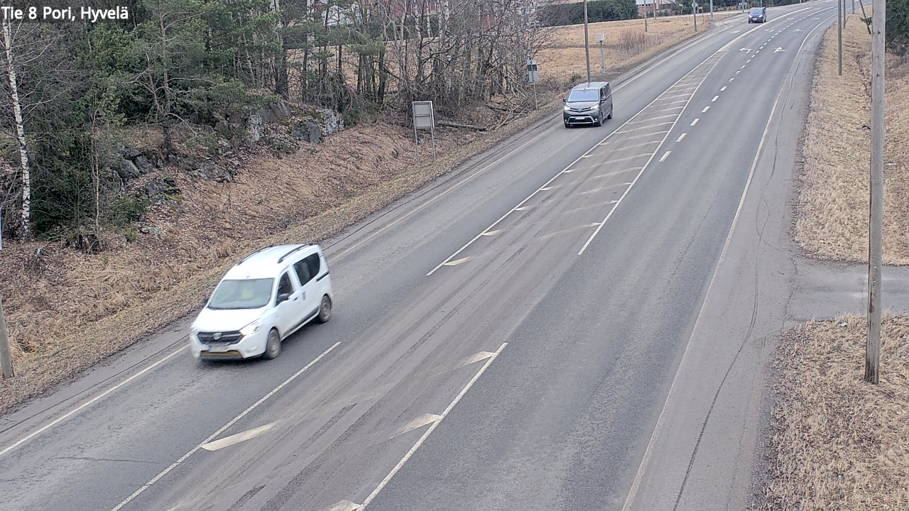 Kelikamerat Kuva Tie 8 Pori, Hyvelä, Pori, Satakunta