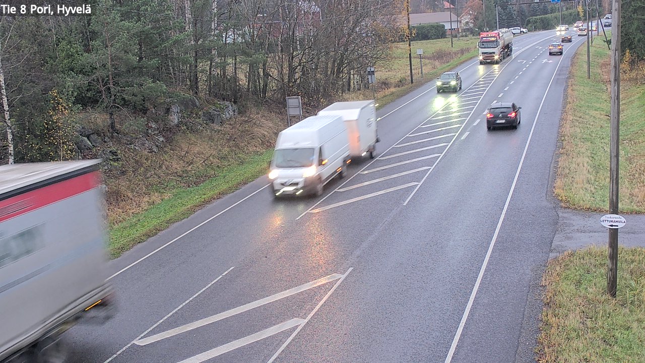 Kelikamerat Kuva Tie 8 Pori, Hyvelä, Pori, Satakunta