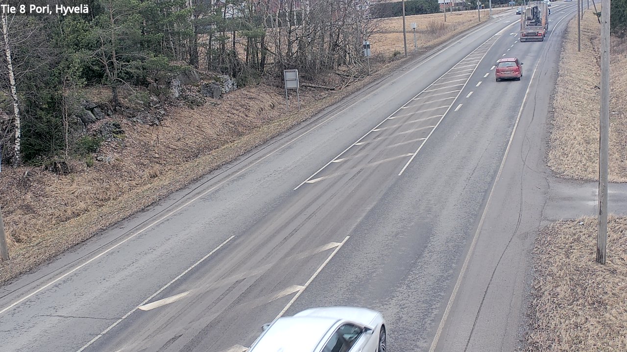 Weather Camera Image Road 8 Pori, Hyvelä, Pori, Satakunta