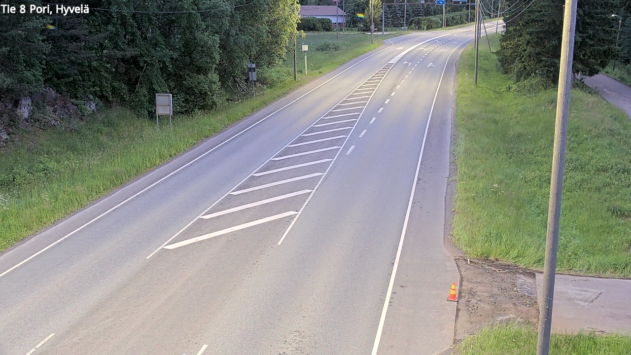 Kelikamerat Kuva Tie 8 Pori, Hyvelä, Pori, Satakunta