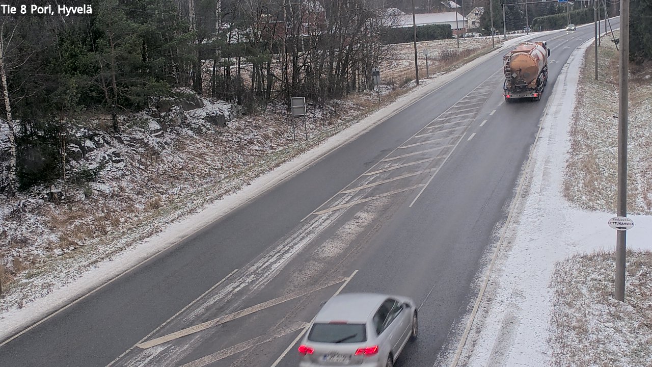 Kelikamerat Kuva Tie 8 Pori, Hyvelä, Pori, Satakunta