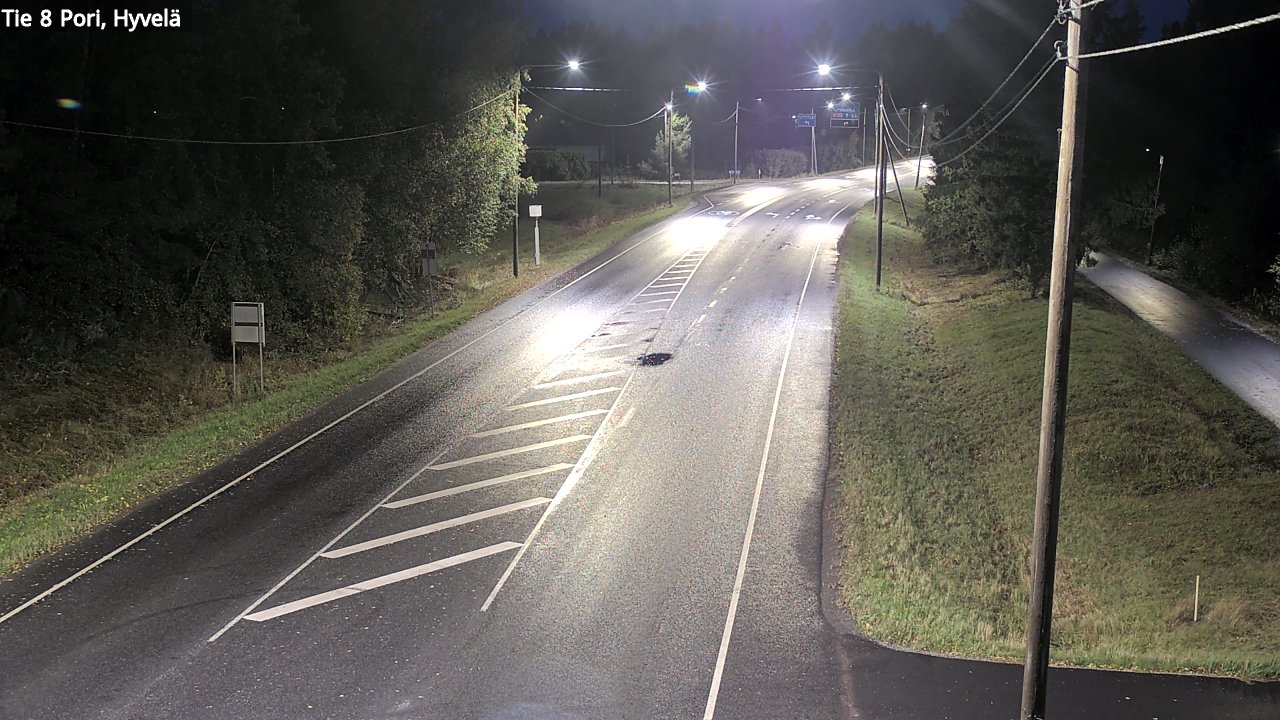 Kelikamerat Kuva Tie 8 Pori, Hyvelä, Pori, Satakunta