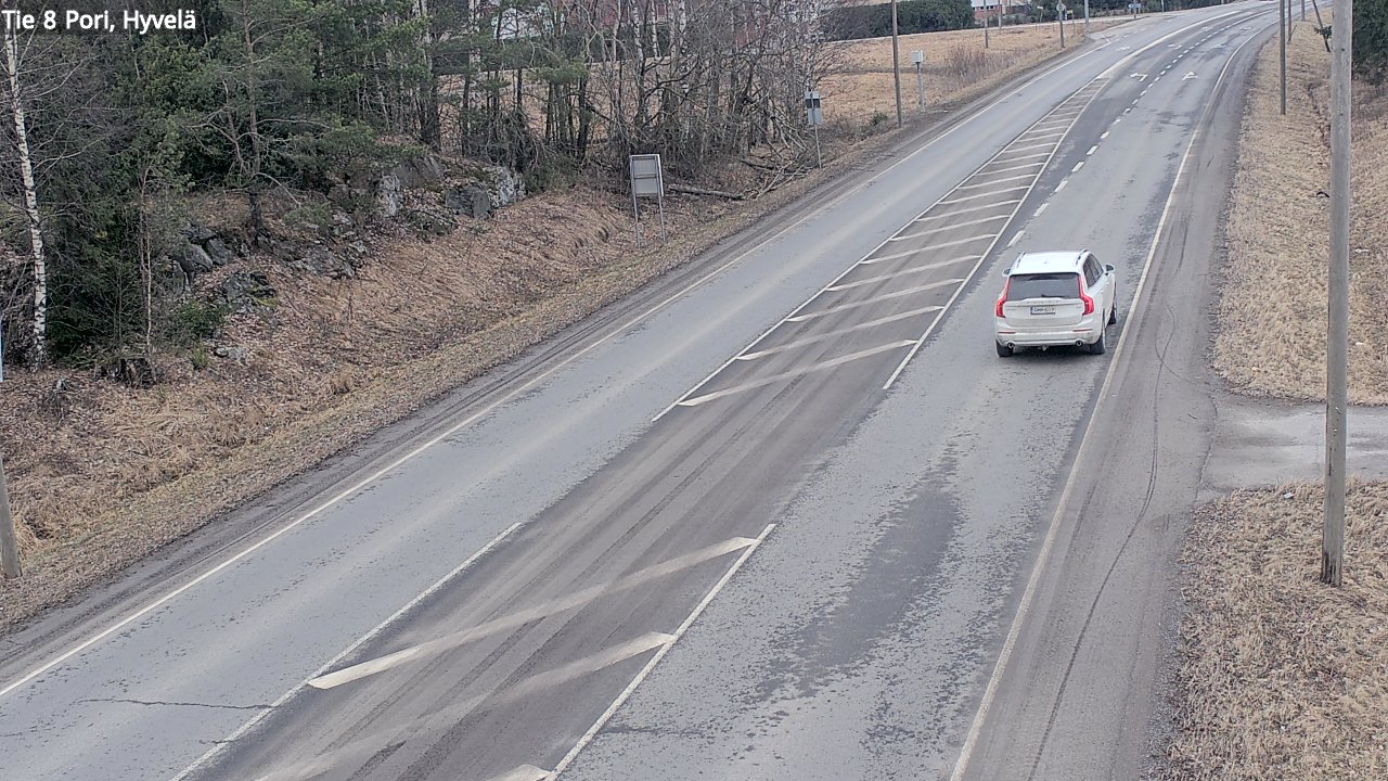 Weather Camera Image Väg 8 Björneborg, Hjulböle, Pori, Satakunta