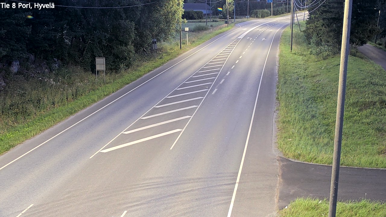 Kelikamerat Kuva Tie 8 Pori, Hyvelä, Pori, Satakunta