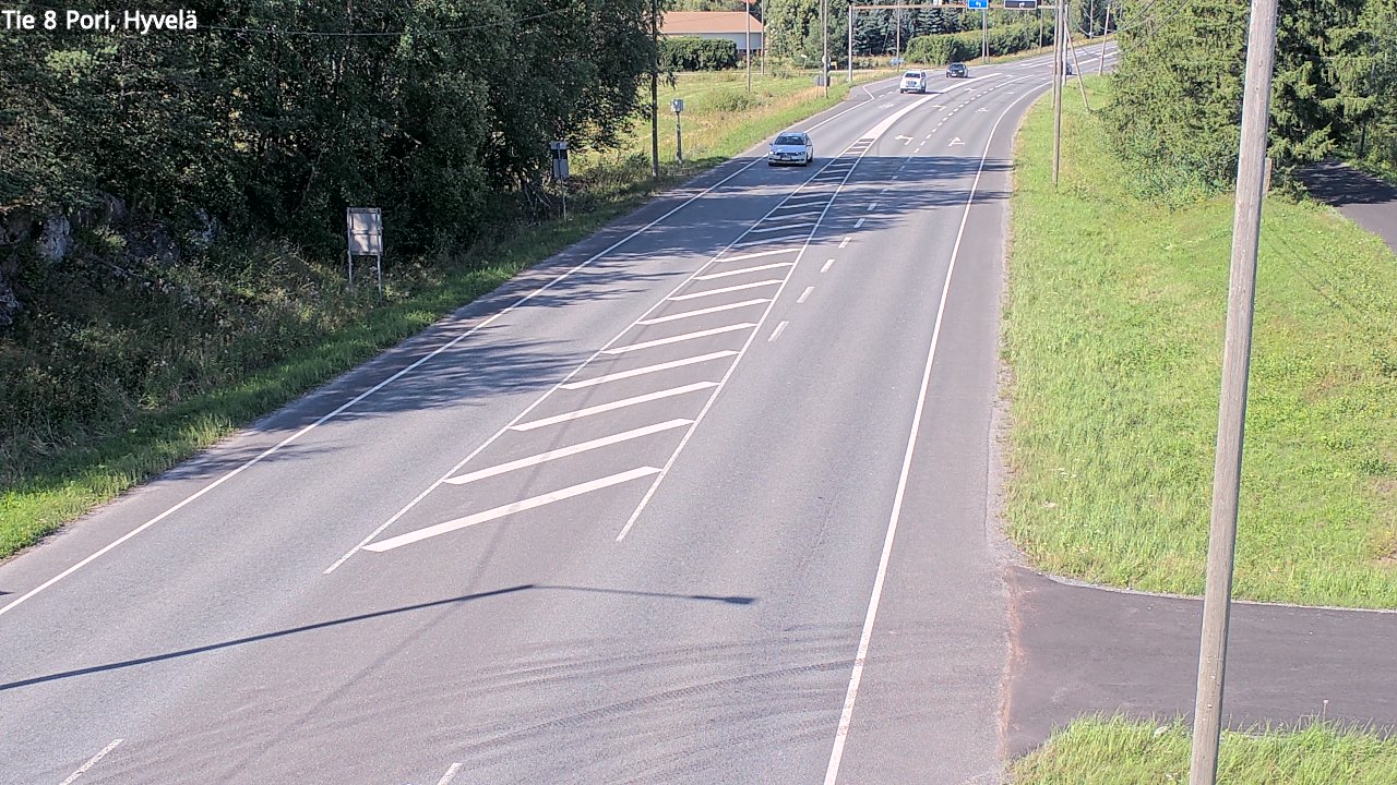 Kelikamerat Kuva Tie 8 Pori, Hyvelä, Pori, Satakunta
