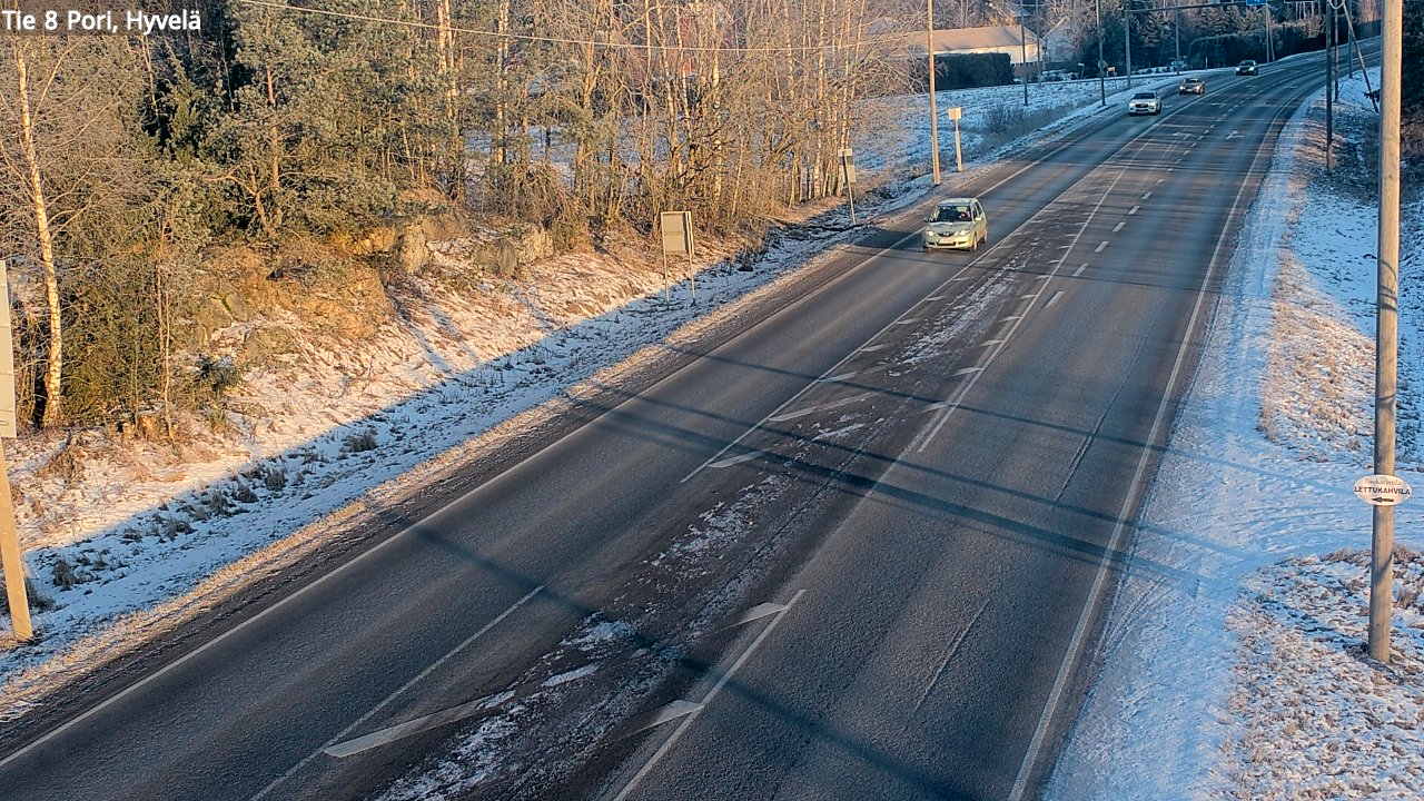 Kelikamerat Kuva Tie 8 Pori, Hyvelä, Pori, Satakunta