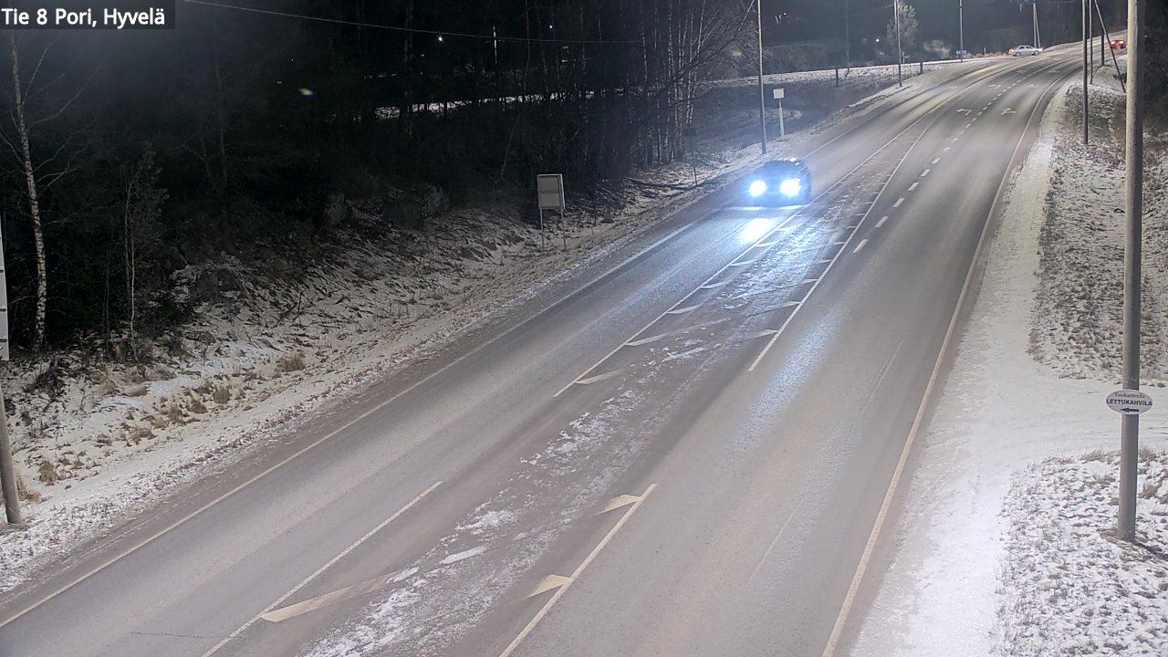 Kelikamerat Kuva Tie 8 Pori, Hyvelä, Pori, Satakunta