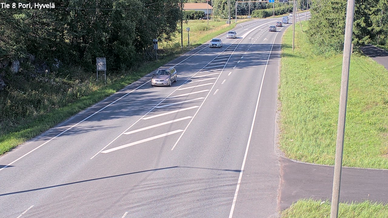 Kelikamerat Kuva Tie 8 Pori, Hyvelä, Pori, Satakunta