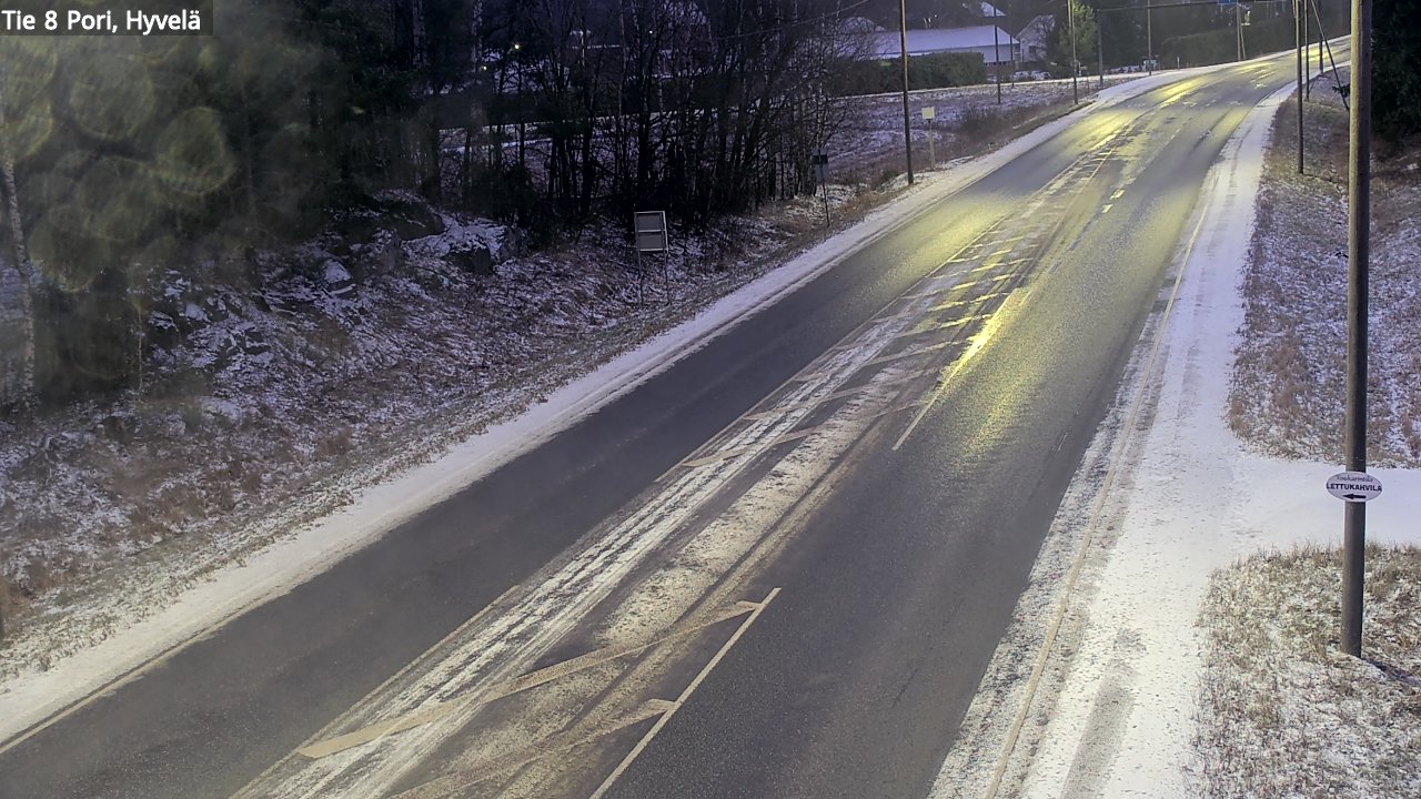 Kelikamerat Kuva Tie 8 Pori, Hyvelä, Pori, Satakunta