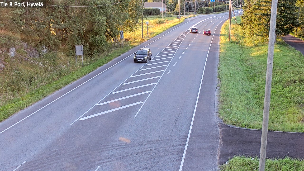Kelikamerat Kuva Tie 8 Pori, Hyvelä, Pori, Satakunta