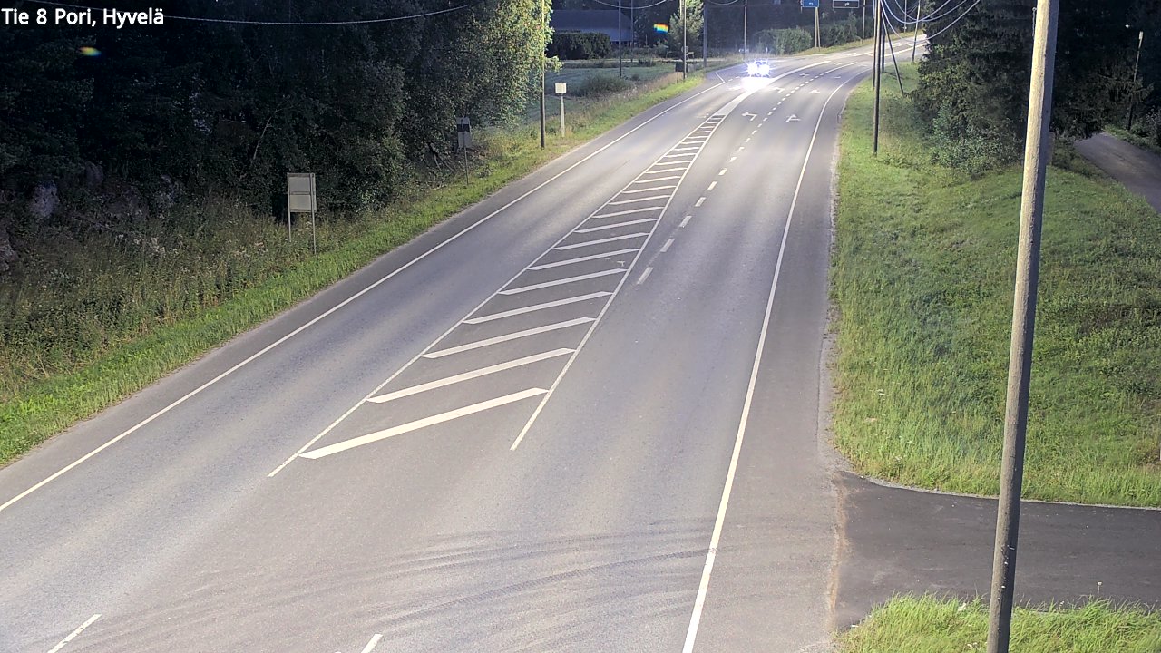 Kelikamerat Kuva Tie 8 Pori, Hyvelä, Pori, Satakunta