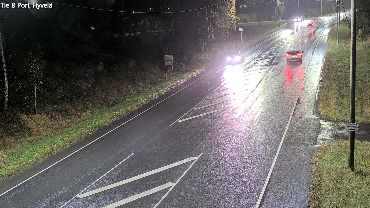 Kelikamerat Kuva Tie 8 Pori, Hyvelä, Pori, Satakunta