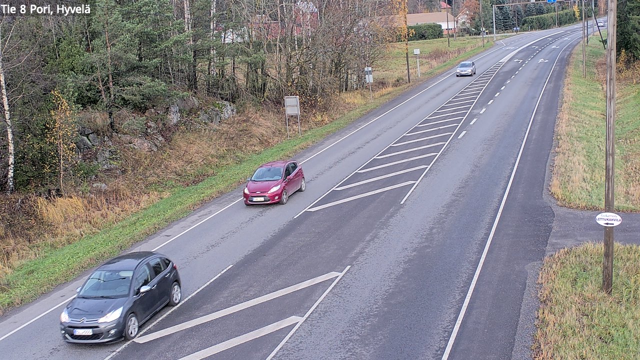 Kelikamerat Kuva Tie 8 Pori, Hyvelä, Pori, Satakunta