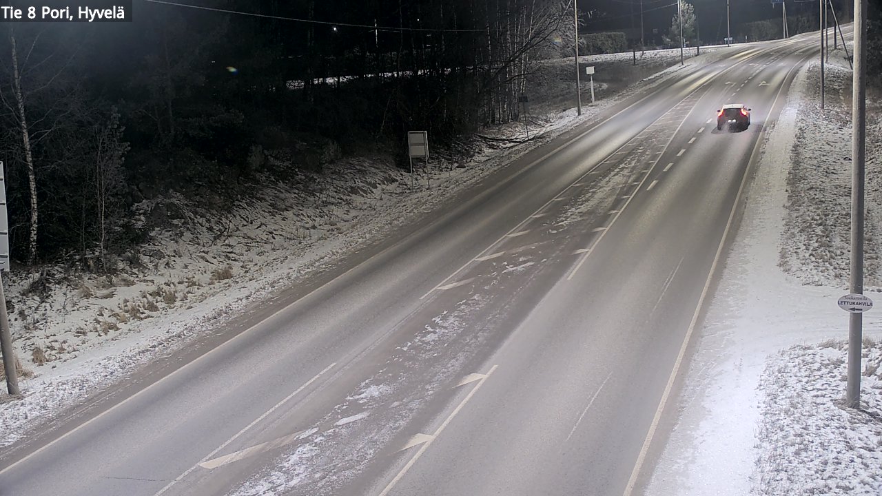 Kelikamerat Kuva Tie 8 Pori, Hyvelä, Pori, Satakunta