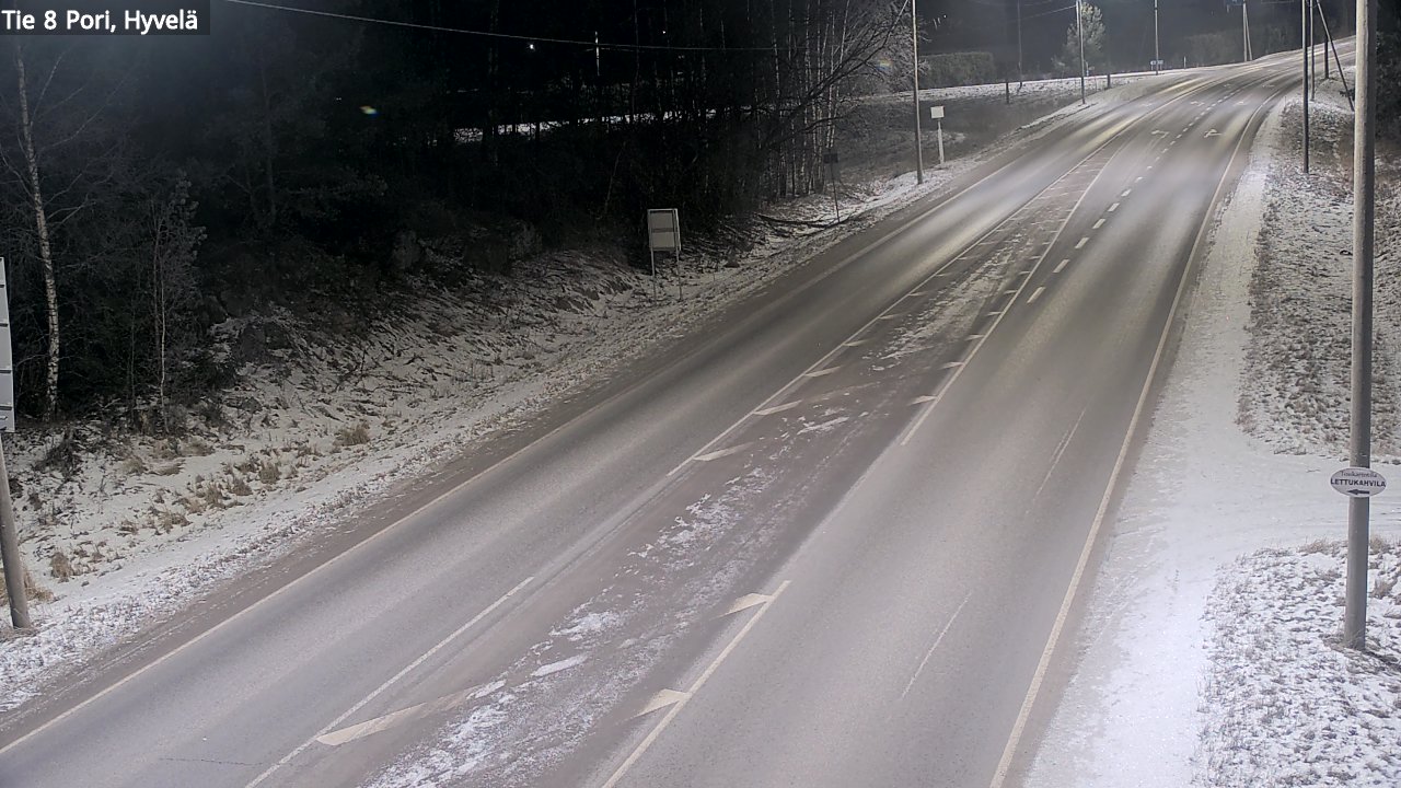 Kelikamerat Kuva Tie 8 Pori, Hyvelä, Pori, Satakunta