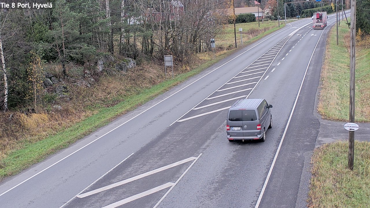Kelikamerat Kuva Tie 8 Pori, Hyvelä, Pori, Satakunta