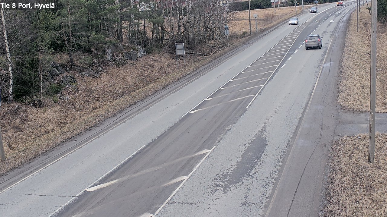 Kelikamerat Kuva Tie 8 Pori, Hyvelä, Pori, Satakunta