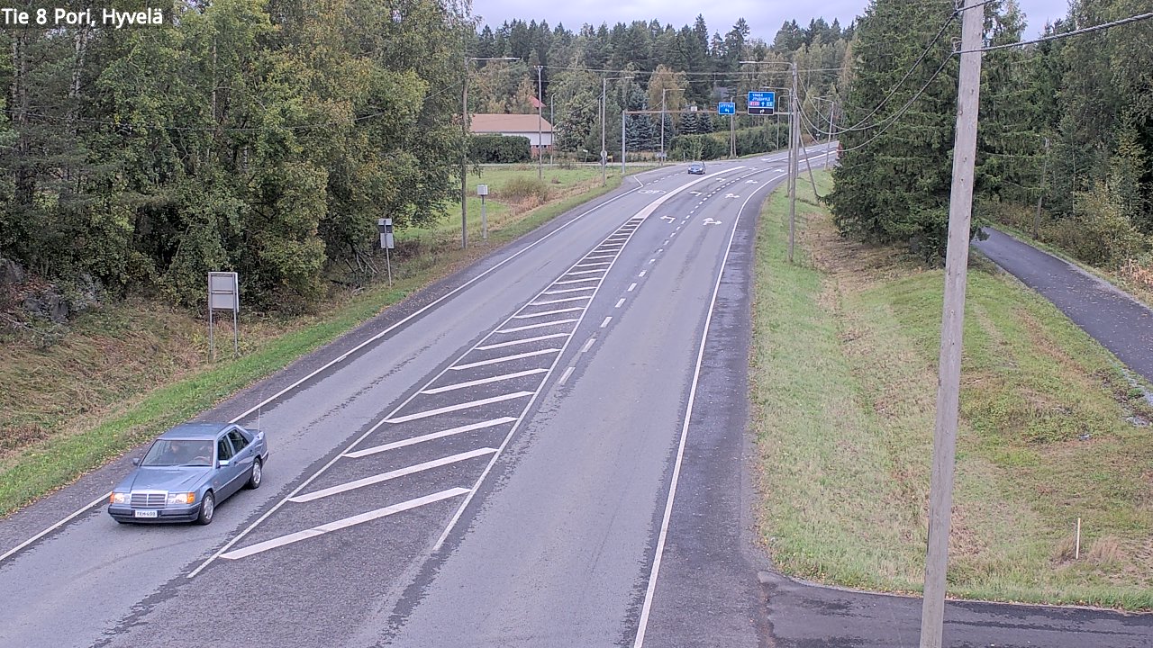 Kelikamerat Kuva Tie 8 Pori, Hyvelä, Pori, Satakunta
