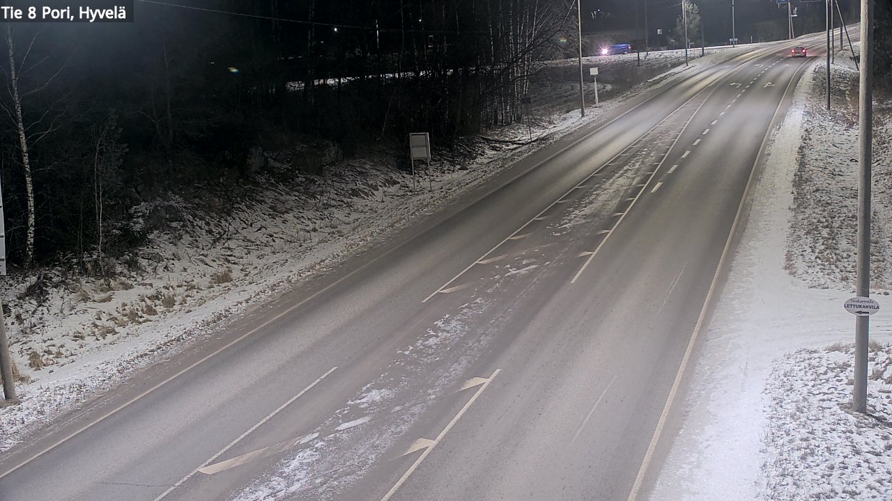 Kelikamerat Kuva Tie 8 Pori, Hyvelä, Pori, Satakunta